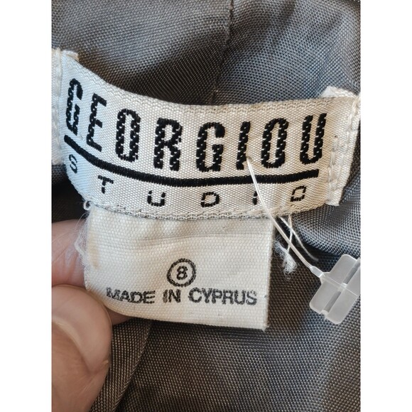 GEORGIOU STUDIO GRAY JACKET SIZE 8 - Picture 10 of 11
